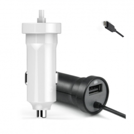 USB QUALITY  car charger with cable, 2.4 A / 3.4 A
